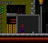 Spider-Man: Return of the Sinister Six gameplay screenshot on Game Gear