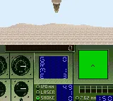 Super Battletank gameplay screenshot on Game Gear