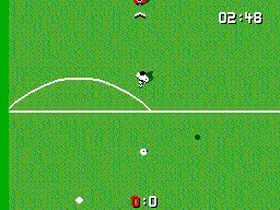 Super Kick Off gameplay screenshot on Game Gear
