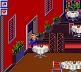 Surf Ninjas gameplay screenshot on Game Gear