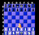 The Chessmaster gameplay screenshot on Game Gear