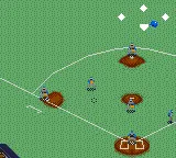 The Majors Pro Baseball gameplay screenshot on Game Gear