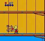 The Simpsons: Bart vs. the World gameplay screenshot on Game Gear