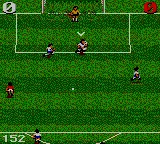 Ultimate Soccer gameplay screenshot on Game Gear