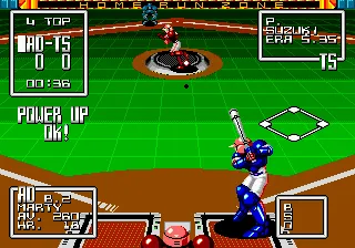 2020 Super Baseball gameplay screenshot on Genesis