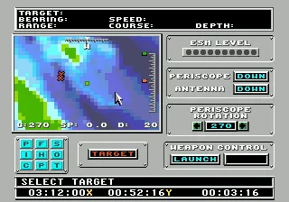 688 Attack Sub gameplay screenshot on Genesis