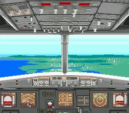 Aerobiz gameplay screenshot on Genesis
