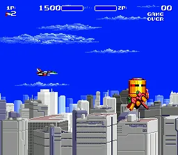 Air Buster gameplay screenshot on Genesis