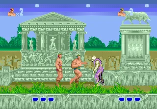 Altered Beast gameplay screenshot on Genesis