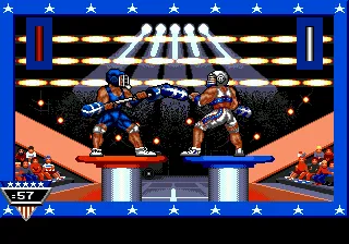 American Gladiators gameplay screenshot on Genesis