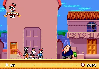 Animaniacs gameplay screenshot on Genesis