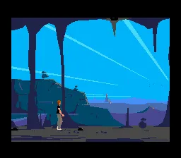 Another World gameplay screenshot on Genesis