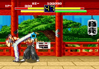 Art of Fighting gameplay screenshot on Genesis