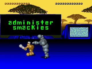 Ballz 3D: The Battle of the Ballz gameplay screenshot on Genesis