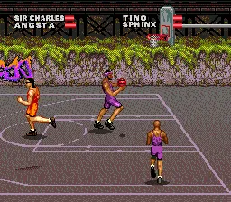 Barkley Shut Up and Jam! 2 gameplay screenshot on Genesis