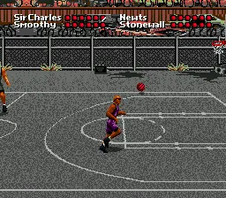 Barkley Shut Up and Jam! gameplay screenshot on Genesis