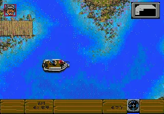 Bass Masters Classic gameplay screenshot on Genesis