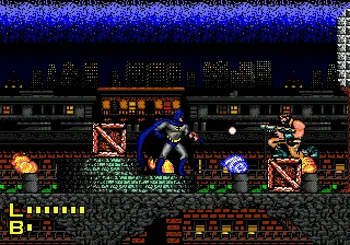 Batman: Revenge of the Joker gameplay screenshot on Genesis
