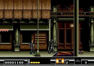 Batman: The Video Game gameplay screenshot on Genesis