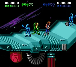 Battletoads & Double Dragon gameplay screenshot on Genesis