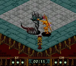 Beast Wrestler gameplay screenshot on Genesis