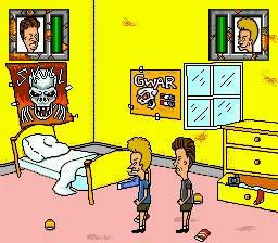 Beavis and Butt-head gameplay screenshot on Genesis