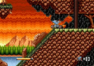 Blaster Master 2 gameplay screenshot on Genesis
