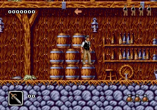 Bram Stoker's Dracula gameplay screenshot on Genesis