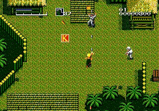 Caliber .50 gameplay screenshot on Genesis
