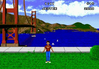 California Games gameplay screenshot on Genesis