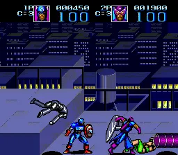 Captain America and The Avengers gameplay screenshot on Genesis