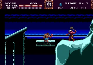 Castlevania: Bloodlines gameplay screenshot on Genesis
