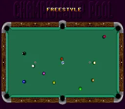 Championship Pool gameplay screenshot on Genesis