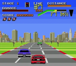 Chase H.Q. II gameplay screenshot on Genesis