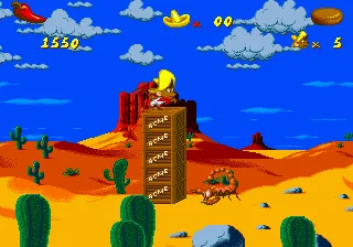 Cheese Cat-Astrophe starring Speedy Gonzales gameplay screenshot on Genesis