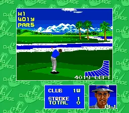 Chi Chi's Pro Challenge Golf gameplay screenshot on Genesis