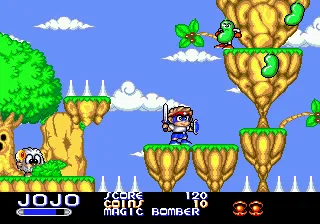 Chiki Chiki Boys gameplay screenshot on Genesis