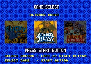 Classic Collection gameplay screenshot on Genesis