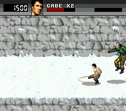 Cliffhanger gameplay screenshot on Genesis