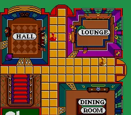 Clue gameplay screenshot on Genesis