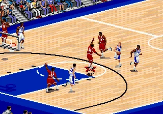Coach K College Basketball gameplay screenshot on Genesis