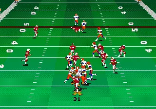 College Football USA 97 gameplay screenshot on Genesis