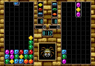 Columns III gameplay screenshot on Genesis