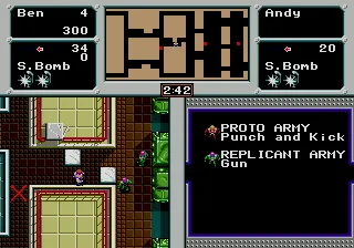 Crack Down gameplay screenshot on Genesis