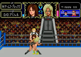 Cutie Suzuki no Ringside Angel gameplay screenshot on Genesis