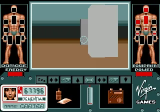 Cyber-Cop gameplay screenshot on Genesis