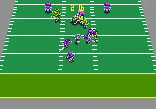 Cyberball gameplay screenshot on Genesis
