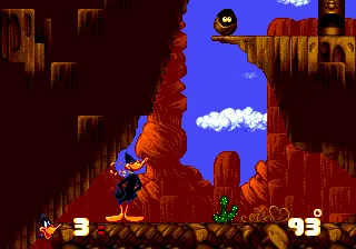 Daffy Duck in Hollywood gameplay screenshot on Genesis