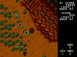 Daisenpuu ~ Twin Hawk gameplay screenshot on Genesis