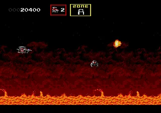 Darius II gameplay screenshot on Genesis